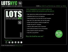 Tablet Screenshot of lotsnyc.com